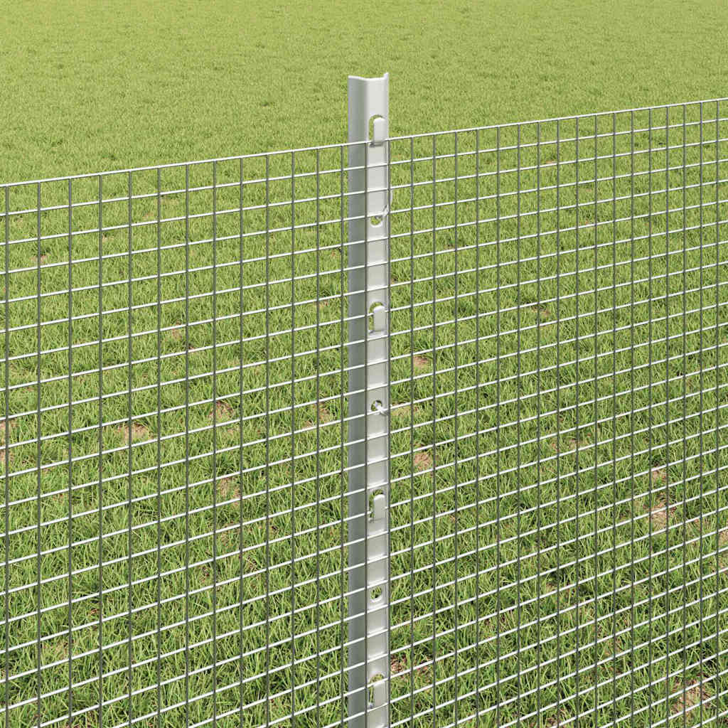 Hek met Paal Zilverkleurig is nu te koop bij PeponiXL, paradijselijk wonen!