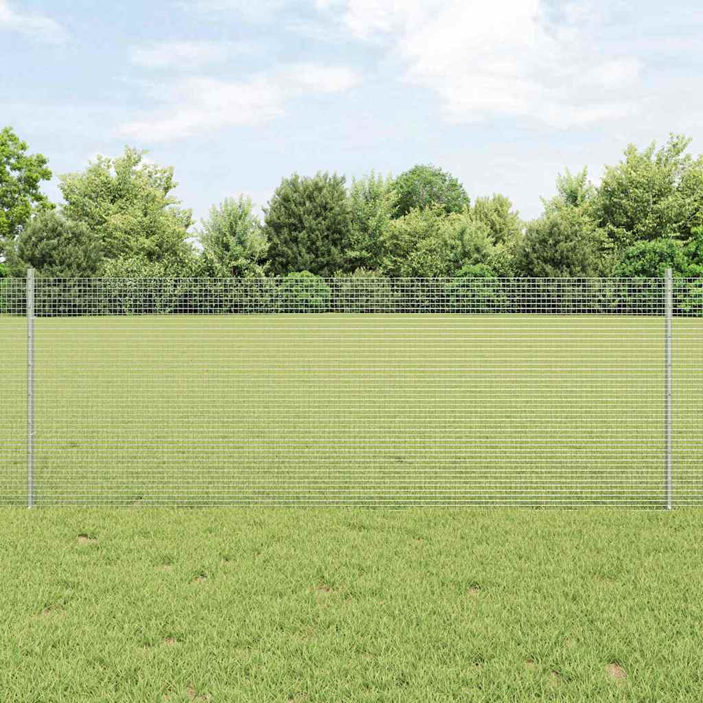 Hek met Paal Zilver 0,8 x 25 m Staal is nu te koop bij PeponiXL, paradijselijk wonen!