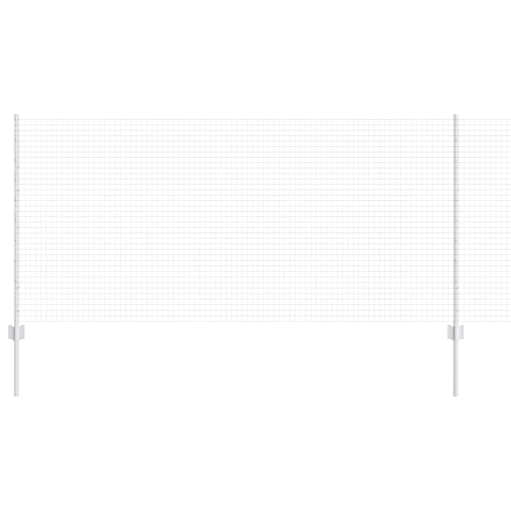 Hek met Paal Zilver 1 x 25 m Staal is nu te koop bij PeponiXL, paradijselijk wonen!