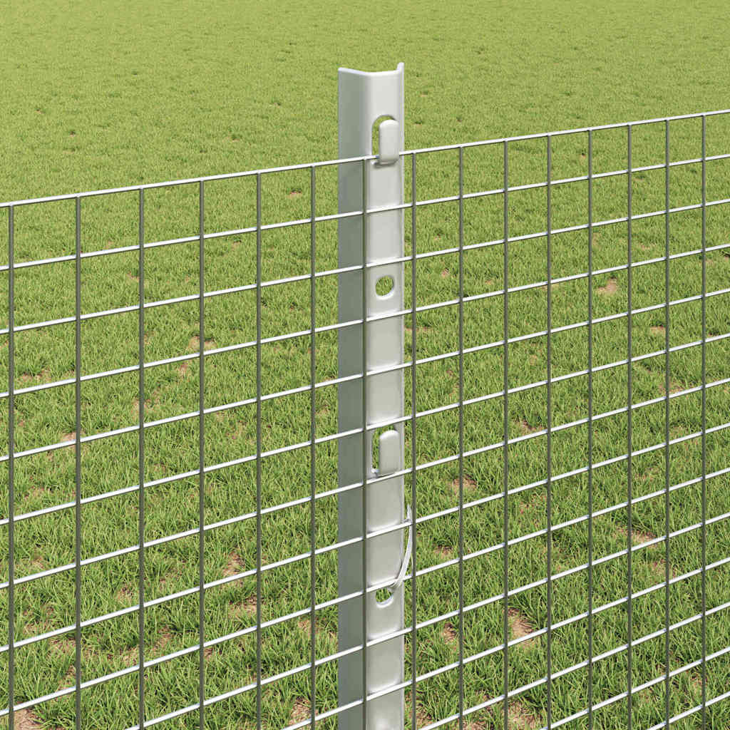 Hek met Paal Zilverkleurig is nu te koop bij PeponiXL, paradijselijk wonen!