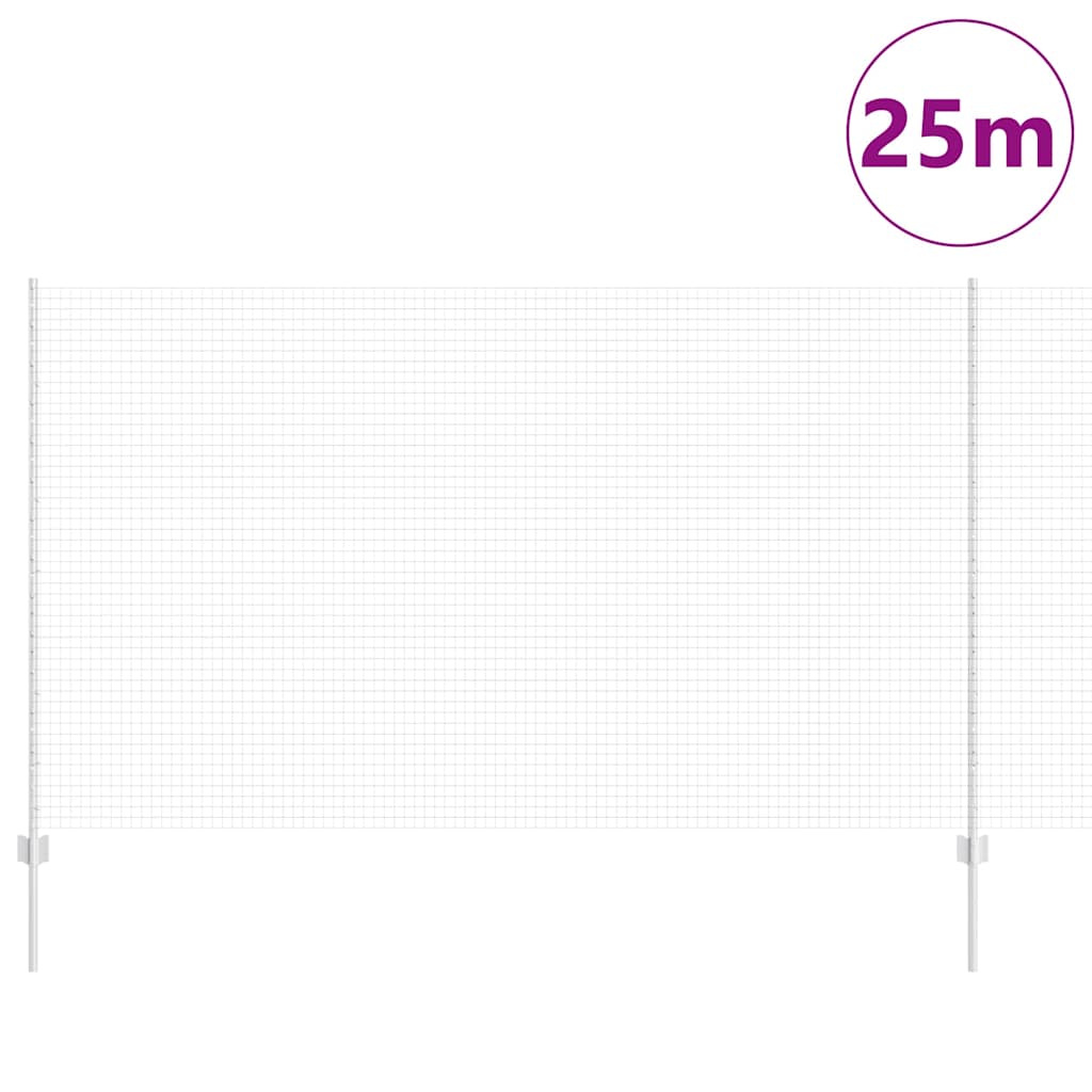 Hek met Paal Zilver 1,4 x 25 m Staal is nu te koop bij PeponiXL, paradijselijk wonen!