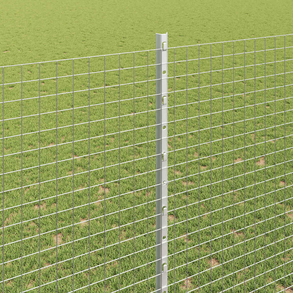 Hek met Paal Zilverkleurig is nu te koop bij PeponiXL, paradijselijk wonen!