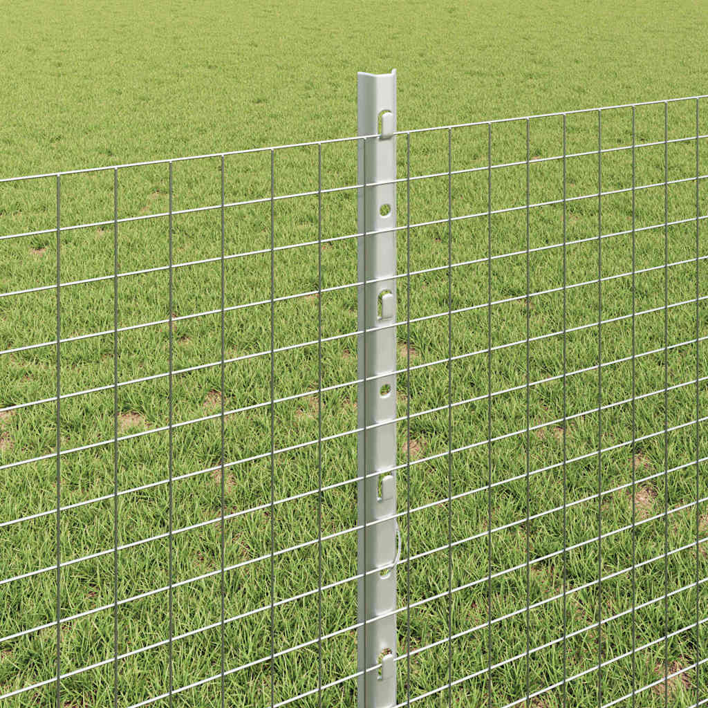 Hek met Paal Zilverkleurig is nu te koop bij PeponiXL, paradijselijk wonen!