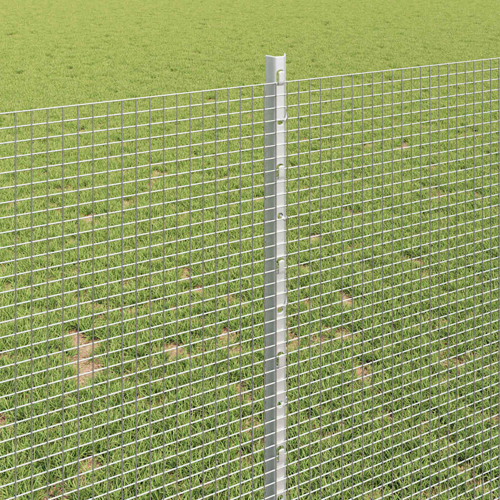 Hek met Paal Zilverkleurig is nu te koop bij PeponiXL, paradijselijk wonen!