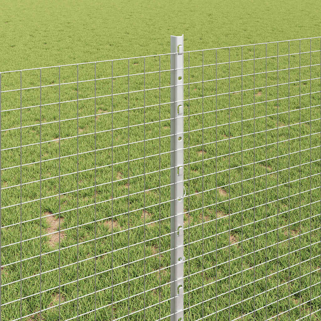 Hek met Paal Zilverkleurig is nu te koop bij PeponiXL, paradijselijk wonen!