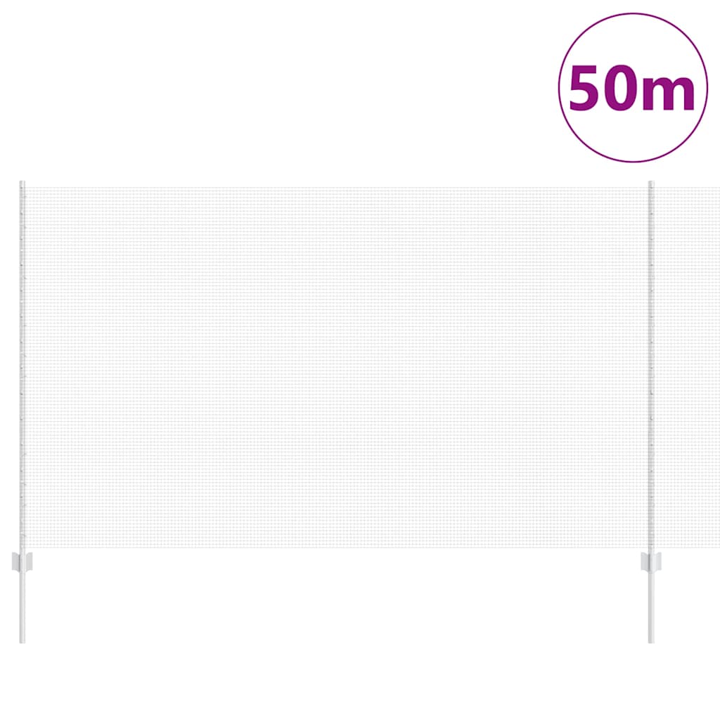 Hek met Paal Zilver 1,4 x 50 m Staal is nu te koop bij PeponiXL, paradijselijk wonen!