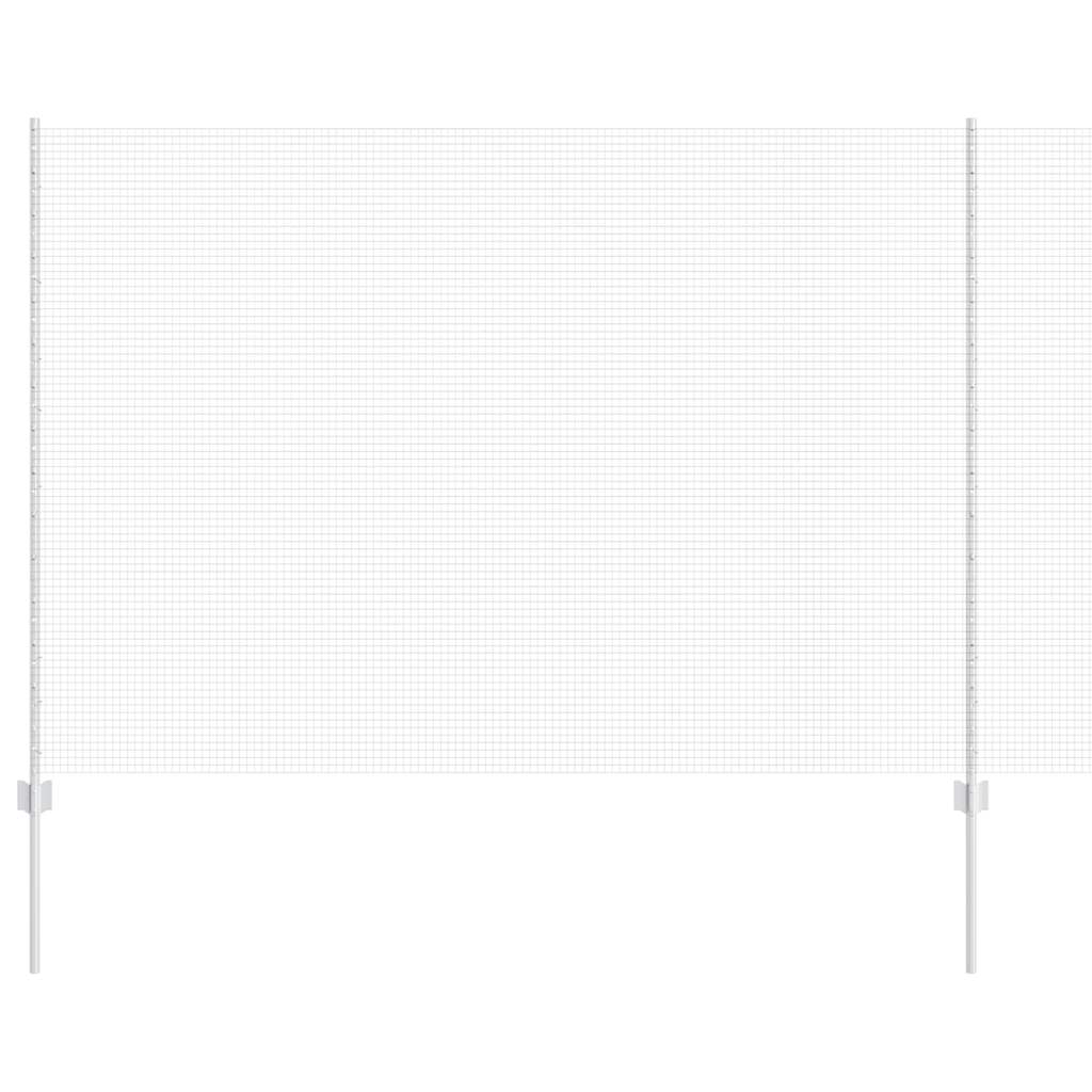 Hek met Paal Zilver 1,6 x 50 m Staal is nu te koop bij PeponiXL, paradijselijk wonen!