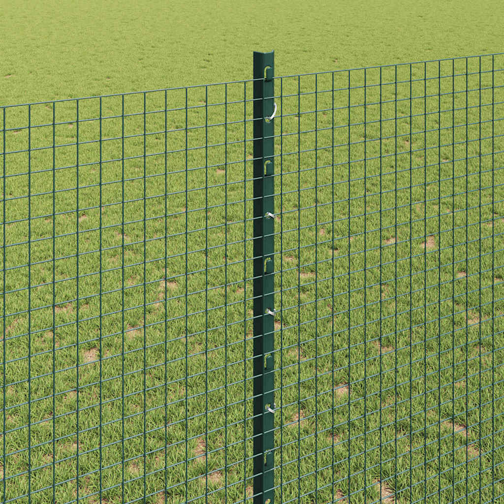 Hek met Paal Groen 1,4 x 10 m Staal en PVC is nu te koop bij PeponiXL, paradijselijk wonen!