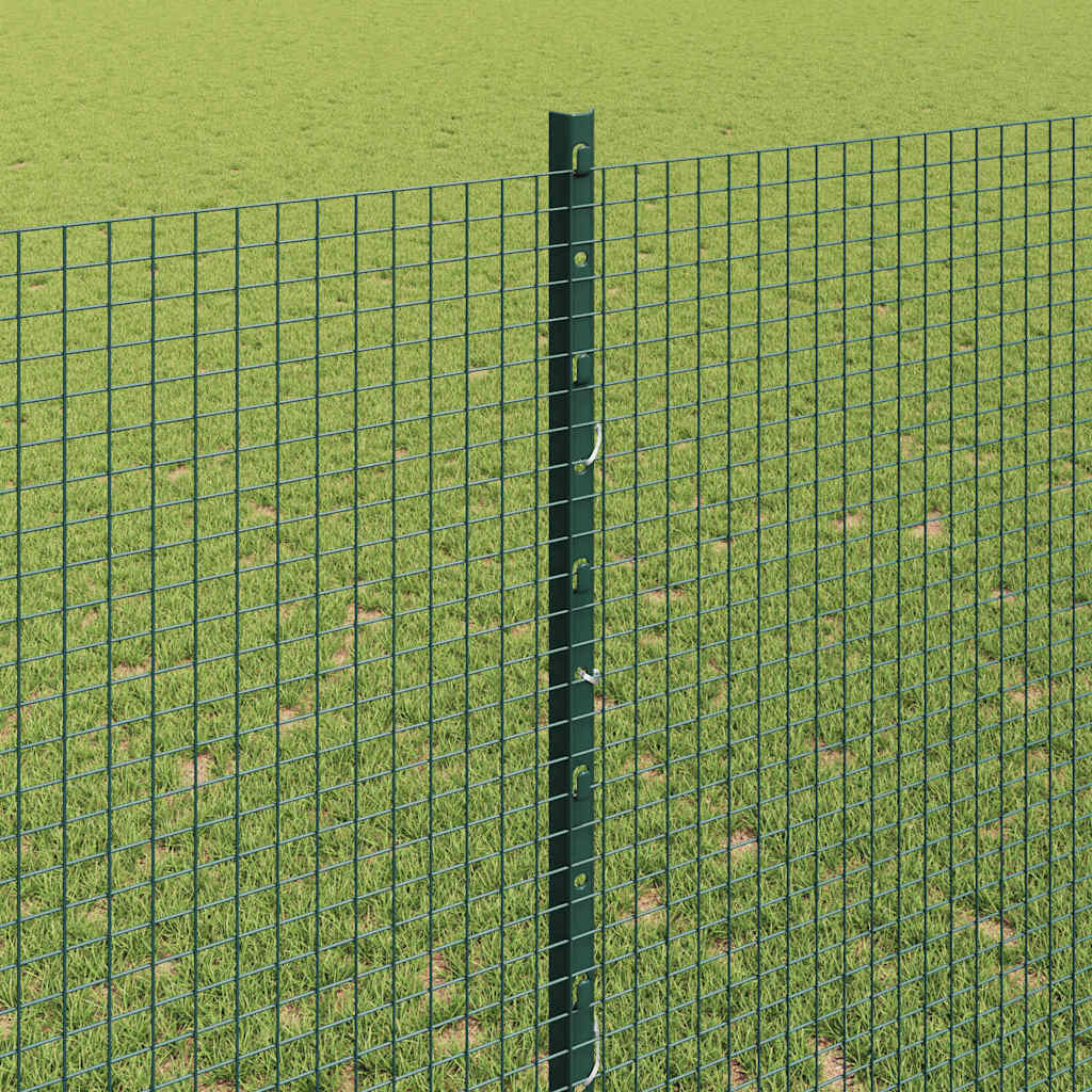 Hek met Paal Groen 1,4 x 25 m Staal en PVC is nu te koop bij PeponiXL, paradijselijk wonen!