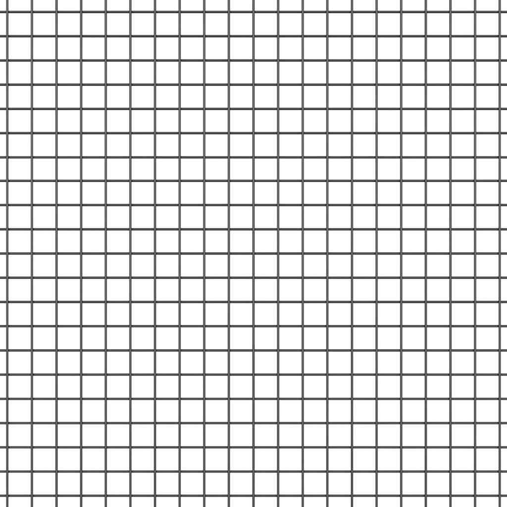 Hek met Paal Grijs 1,2 x 25 m Staal en PVC is nu te koop bij PeponiXL, paradijselijk wonen!