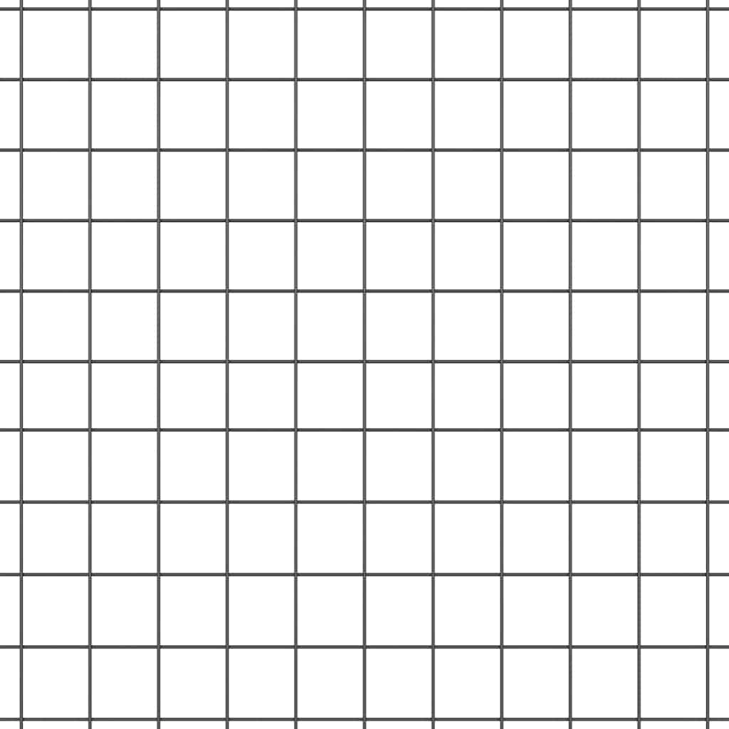 Hek met Paal Grijs 1,2 x 25 m Staal en PVC is nu te koop bij PeponiXL, paradijselijk wonen!