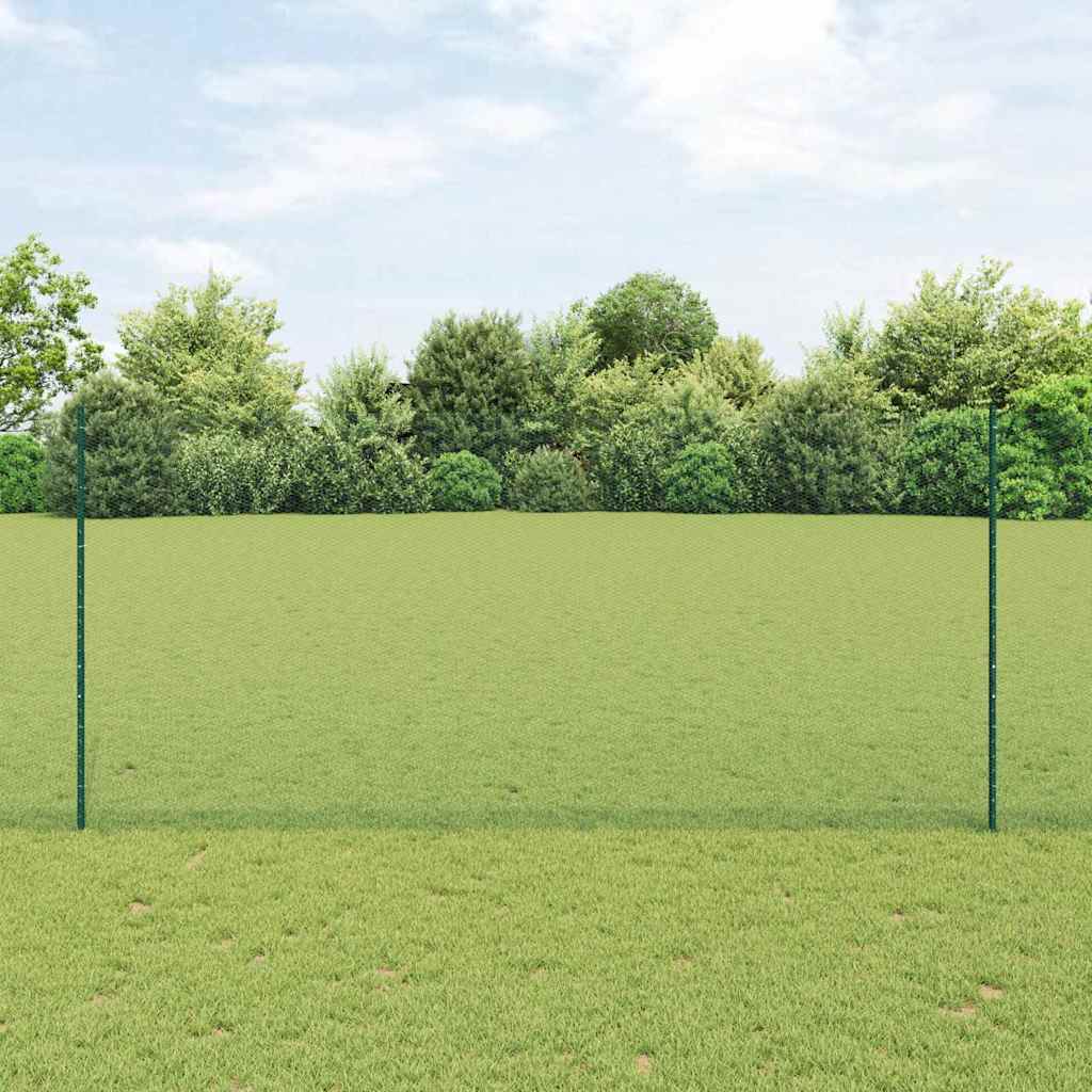 Hek met Paal Groen 1,4 x 25 m Staal en PVC is nu te koop bij PeponiXL, paradijselijk wonen!