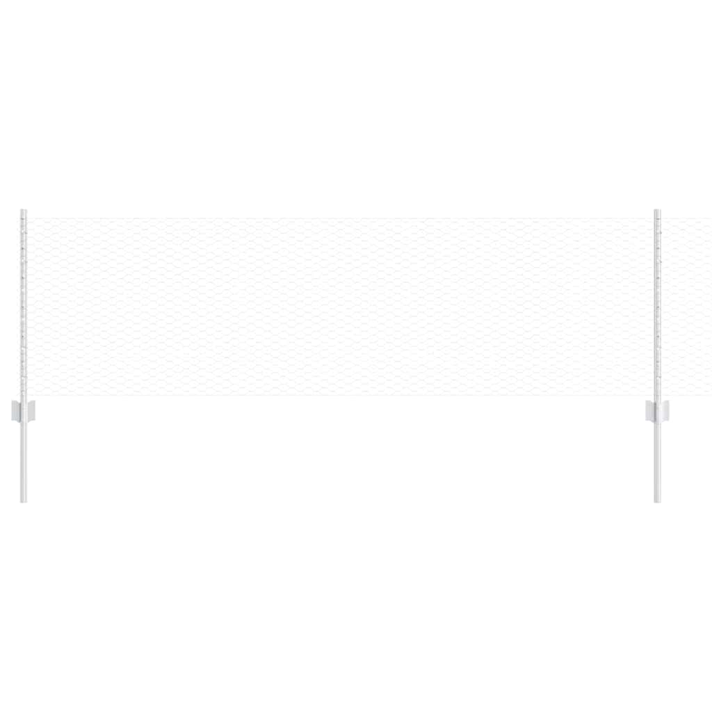 Hek met Paal Zilver 0,6 x 50 m Staal is nu te koop bij PeponiXL, paradijselijk wonen!