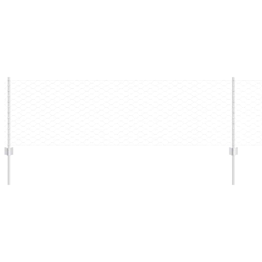 Hek met Paal Zilver 0,6 x 50 m Staal is nu te koop bij PeponiXL, paradijselijk wonen!