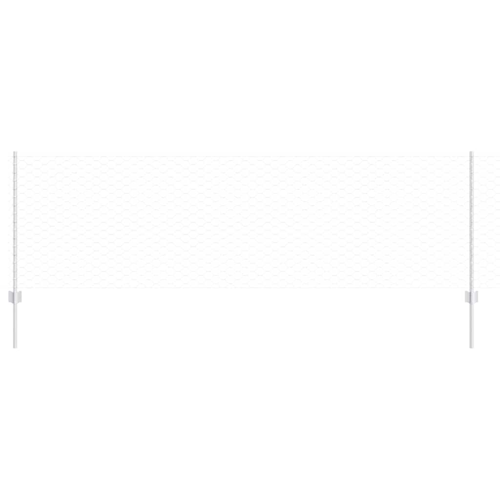 Hek met Paal Zilver 0,8 x 50 m Staal is nu te koop bij PeponiXL, paradijselijk wonen!