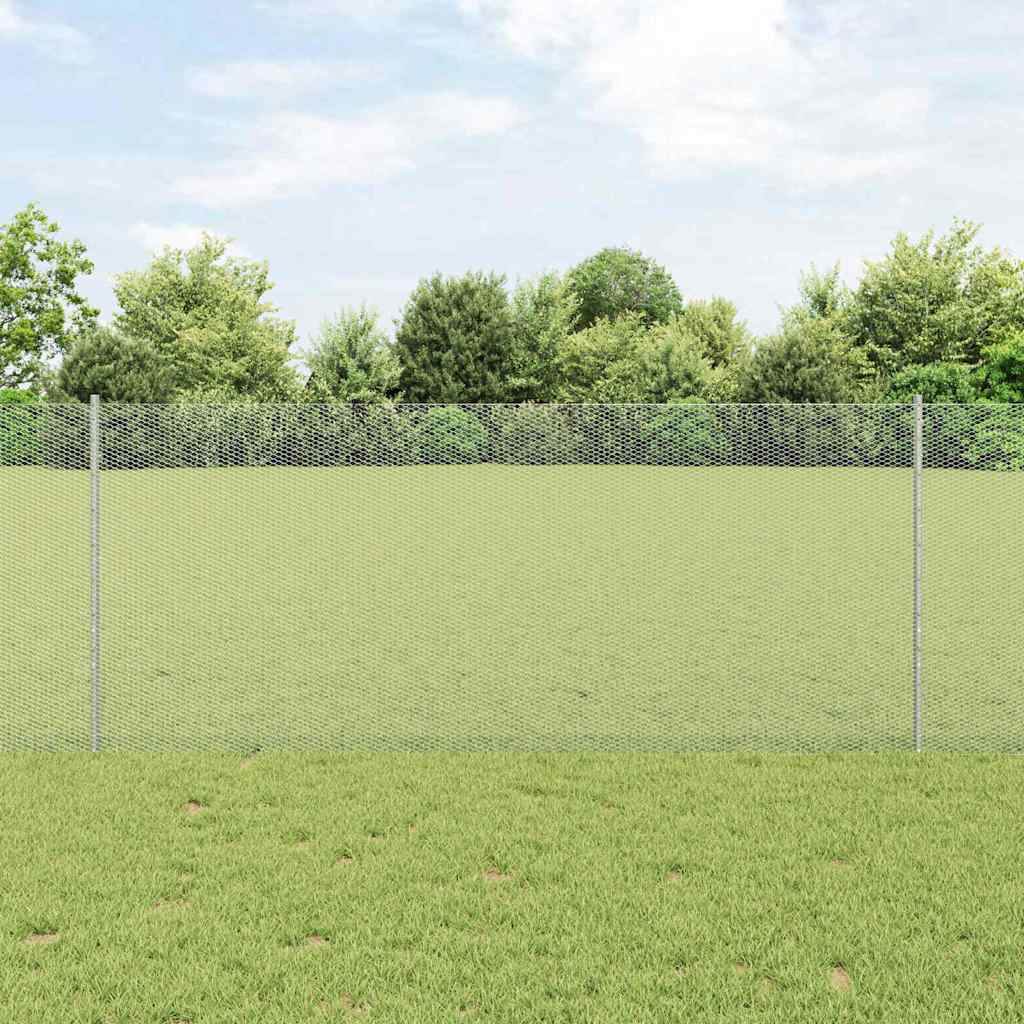 Hek met Paal Zilverkleurig is nu te koop bij PeponiXL, paradijselijk wonen!