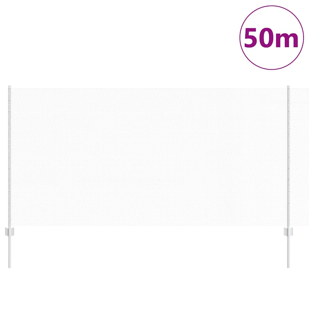 Hek met Paal Zilver 1,2 x 50 m Staal is nu te koop bij PeponiXL, paradijselijk wonen!