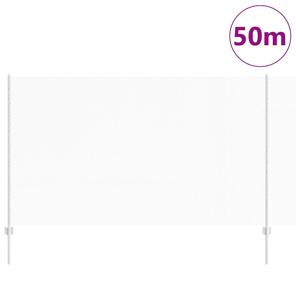 Hek met Paal Zilver 1,4 x 50 m Staal is nu te koop bij PeponiXL, paradijselijk wonen!