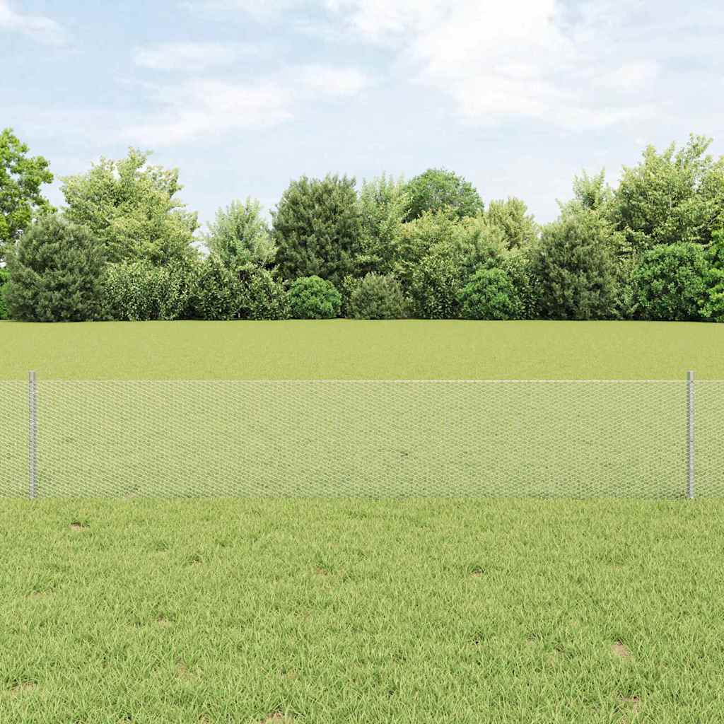 Hek met Paal Zilverkleurig is nu te koop bij PeponiXL, paradijselijk wonen!