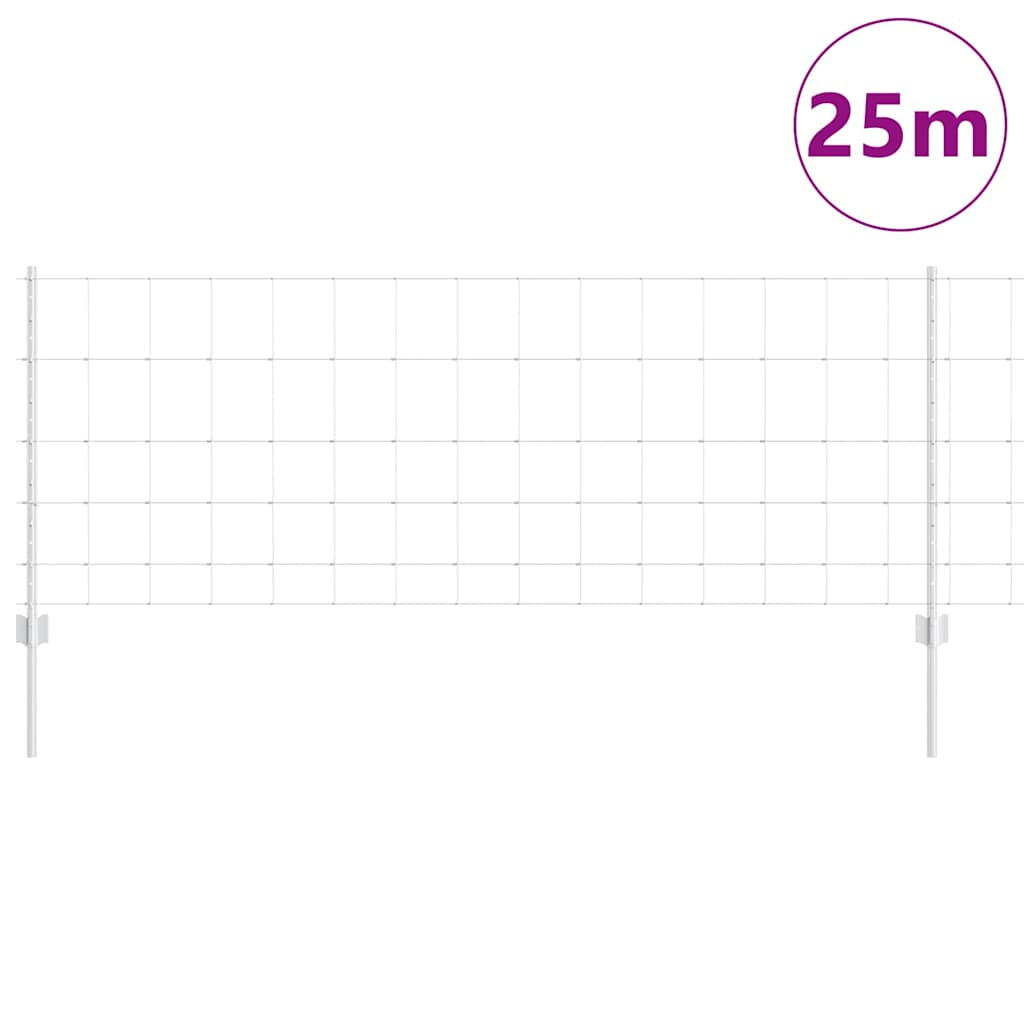 Hek met Paal Zilver 0,8 x 25 m Staal is nu te koop bij PeponiXL, paradijselijk wonen!