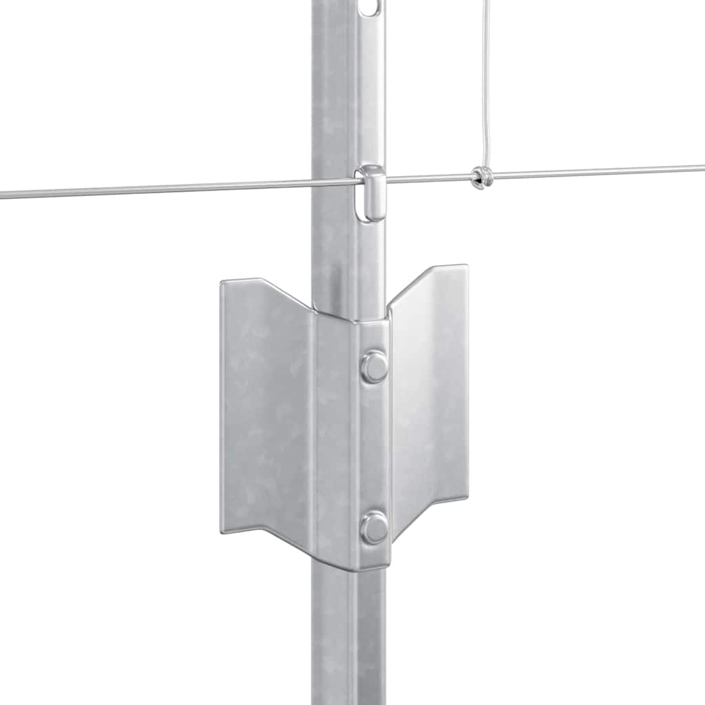 Hek met Paal Zilver 0,8 x 25 m Staal is nu te koop bij PeponiXL, paradijselijk wonen!