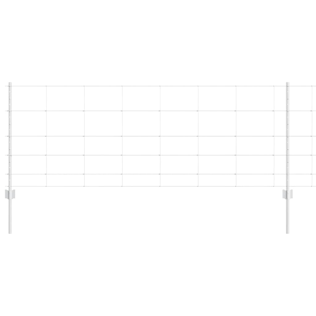 Hek met Paal Zilver 0,8 x 25 m Staal is nu te koop bij PeponiXL, paradijselijk wonen!