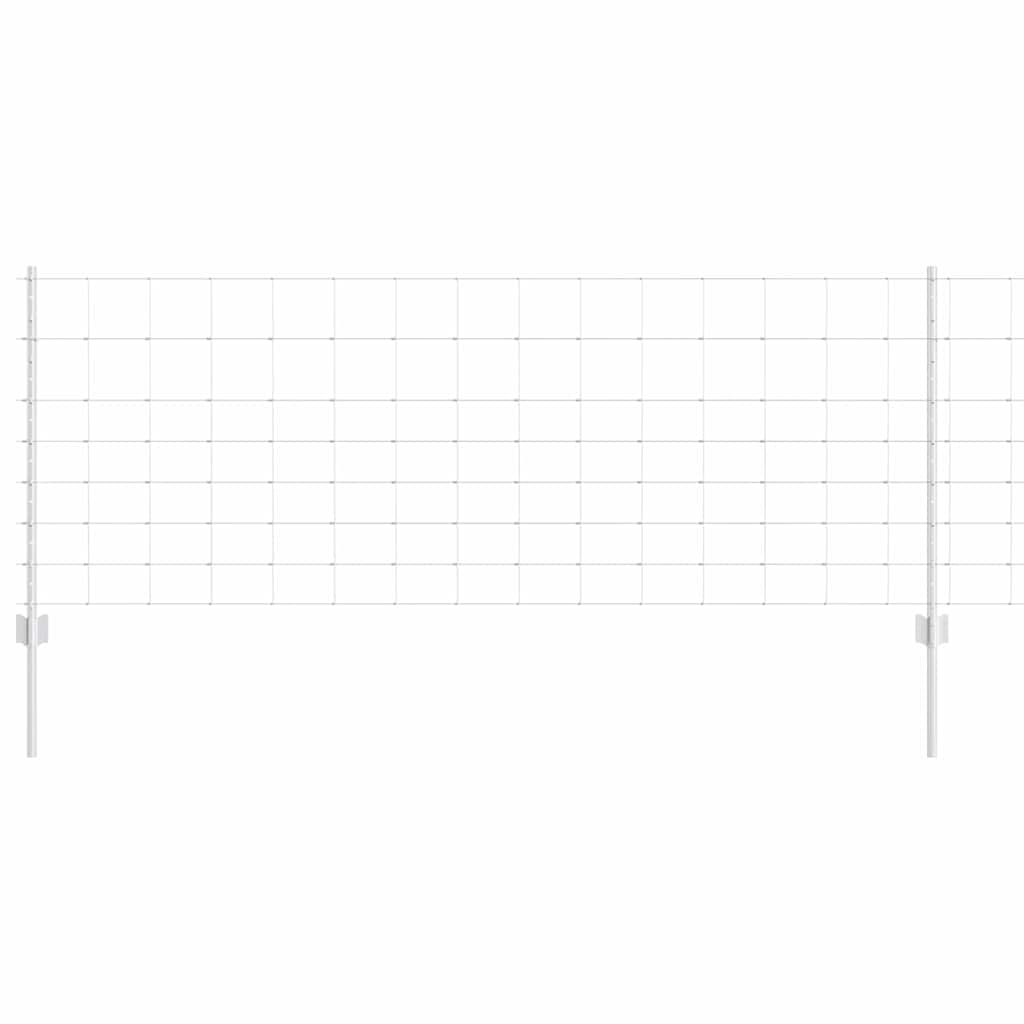 Hek met Paal Zilver 0,8 x 25 m Staal is nu te koop bij PeponiXL, paradijselijk wonen!