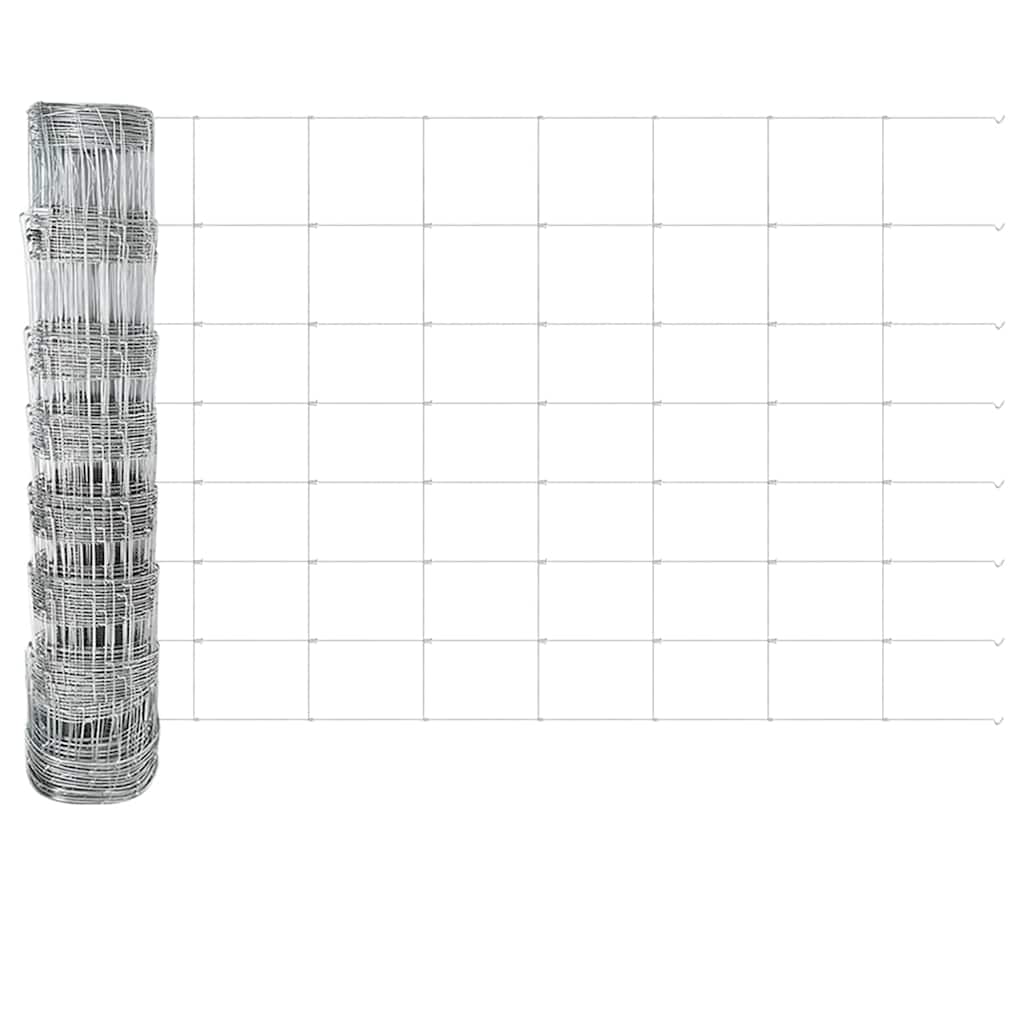 Hek met Paal Zilver 0,8 x 25 m Staal is nu te koop bij PeponiXL, paradijselijk wonen!