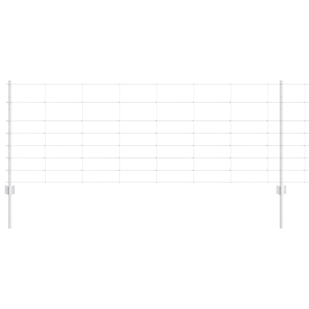 Hek met Paal Zilver 0,8 x 25 m Staal is nu te koop bij PeponiXL, paradijselijk wonen!