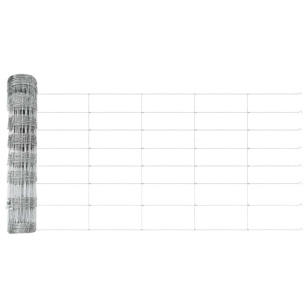 Hek met Paal Zilver 0,8 x 25 m Staal is nu te koop bij PeponiXL, paradijselijk wonen!