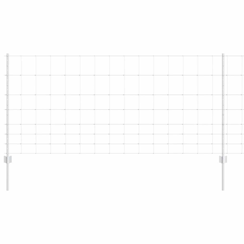 Hek met Paal Zilver 1 x 25 m Staal is nu te koop bij PeponiXL, paradijselijk wonen!