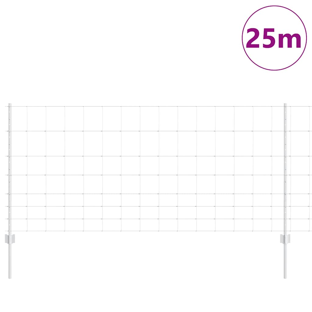 Hek met Paal Zilver 1 x 25 m Staal is nu te koop bij PeponiXL, paradijselijk wonen!