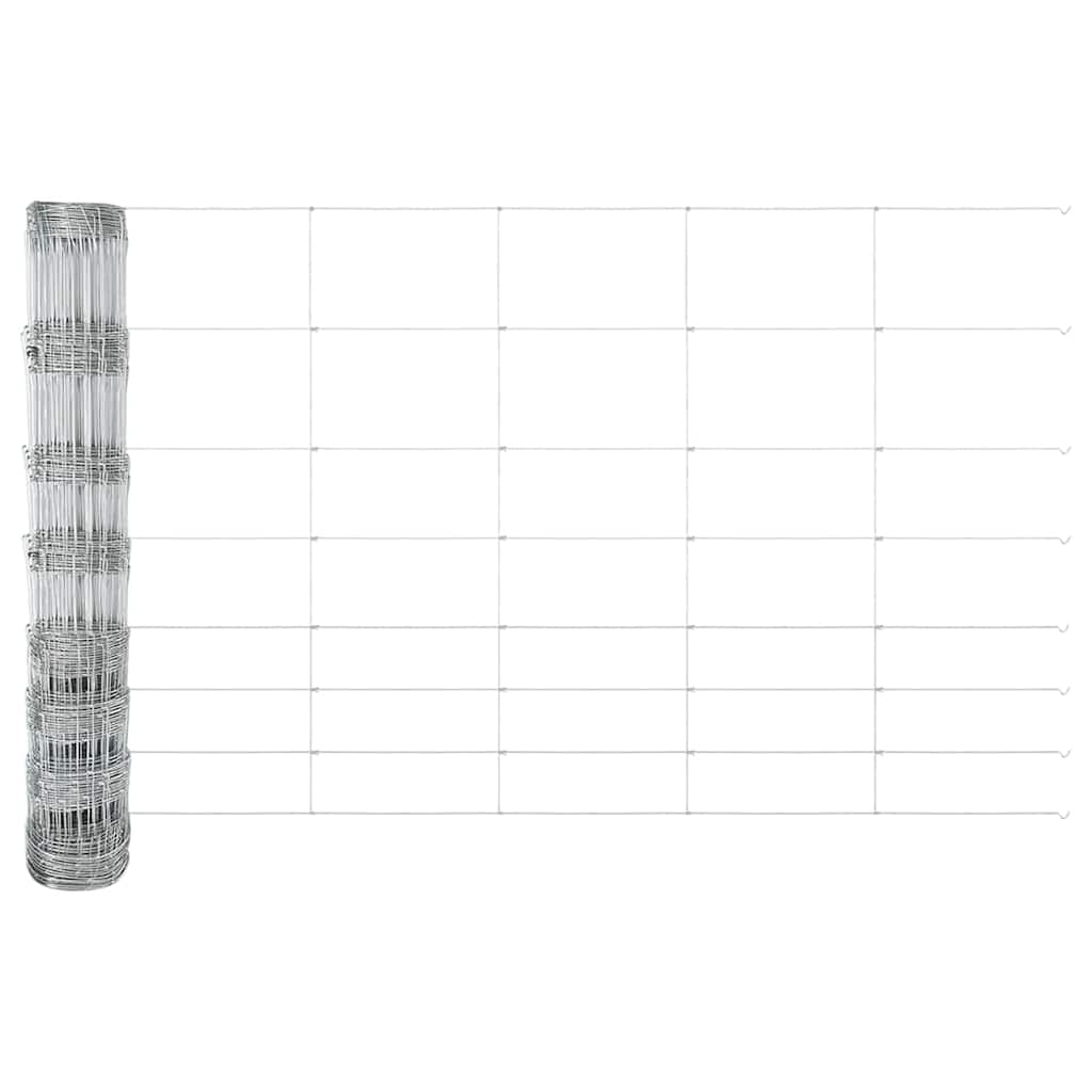 Hek met Paal Zilver 1 x 25 m Staal is nu te koop bij PeponiXL, paradijselijk wonen!