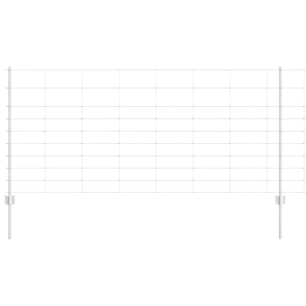 Hek met Paal Zilver 1 x 25 m Staal is nu te koop bij PeponiXL, paradijselijk wonen!