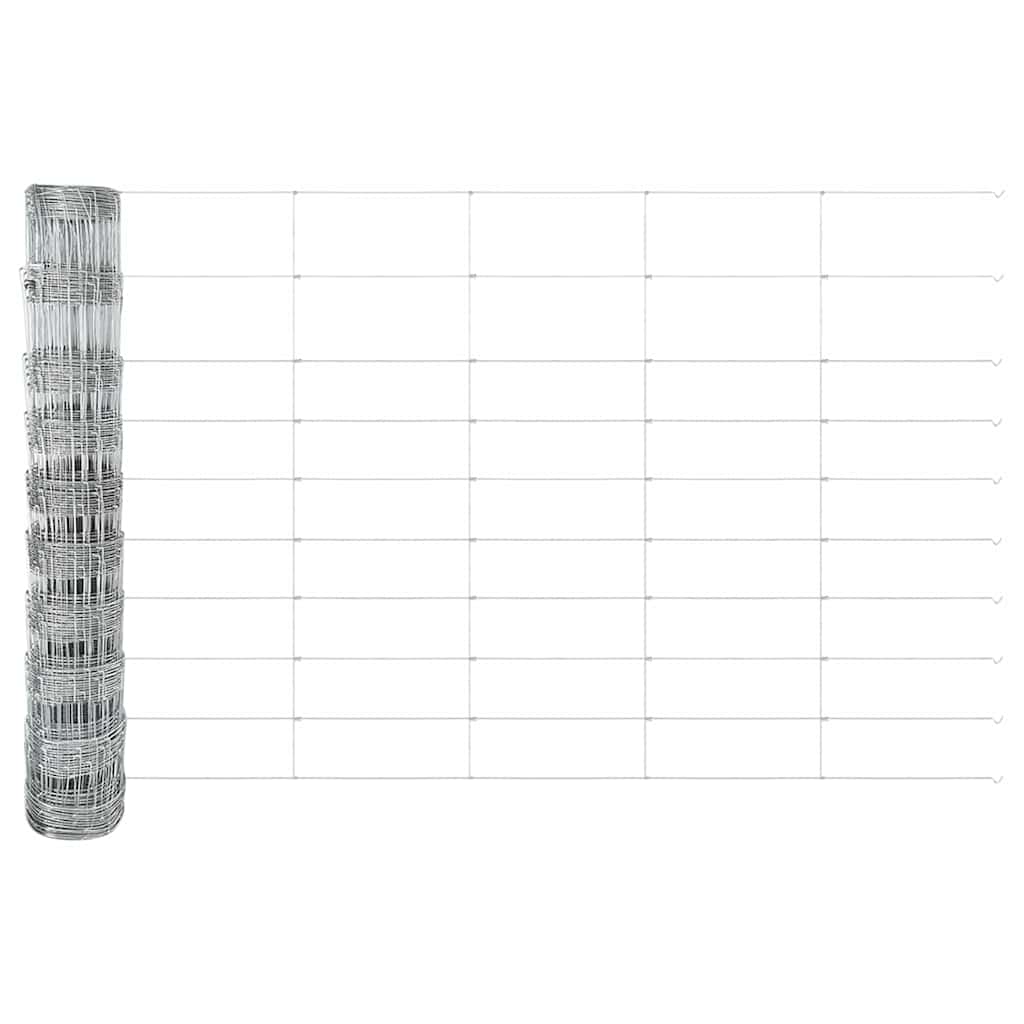 Hek met Paal Zilver 1 x 25 m Staal is nu te koop bij PeponiXL, paradijselijk wonen!