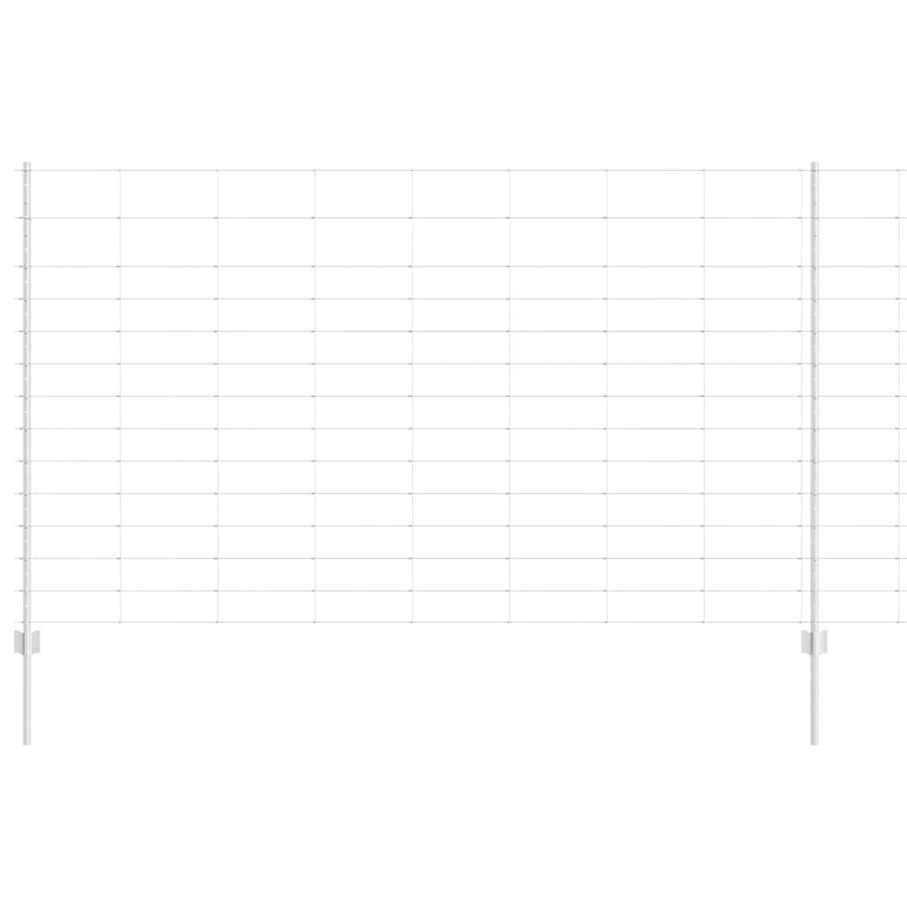 Hek met Paal Zilver 1,4 x 25 m Staal is nu te koop bij PeponiXL, paradijselijk wonen!
