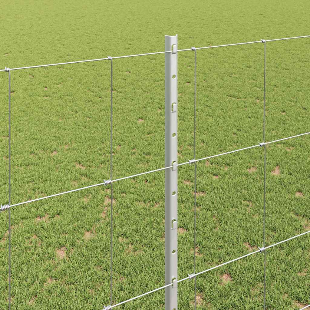 Hek met Paal Zilver 1,5 x 25 m Staal is nu te koop bij PeponiXL, paradijselijk wonen!