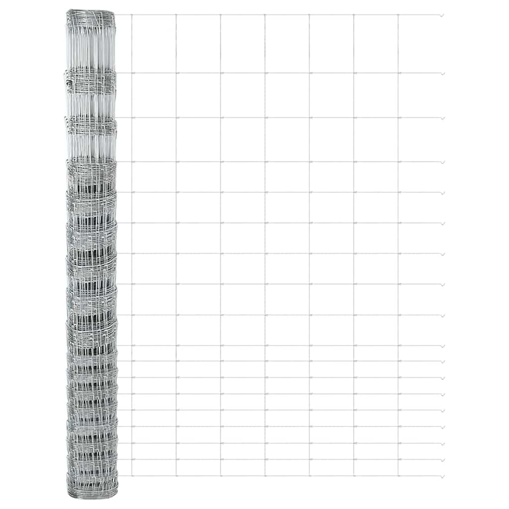 Hek met Paal Zilver 1,5 x 25 m Staal is nu te koop bij PeponiXL, paradijselijk wonen!