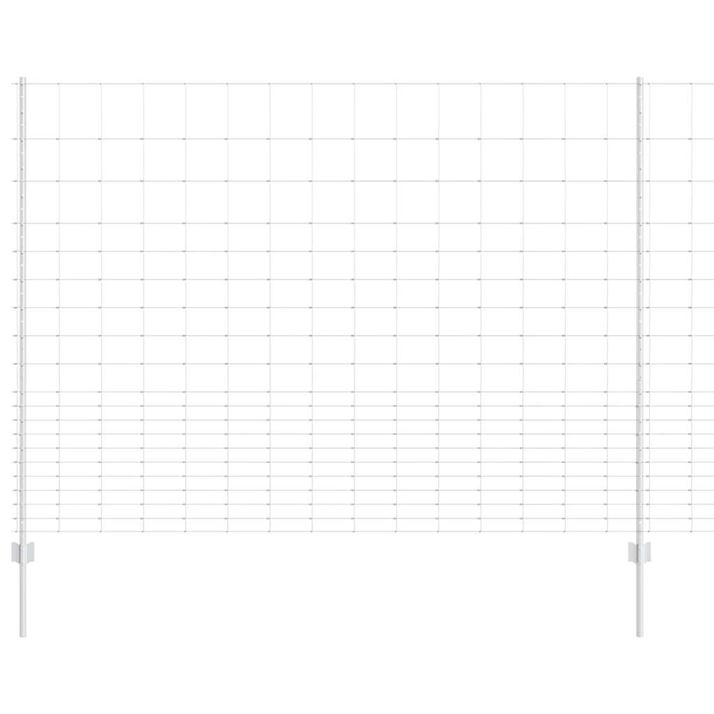 Hek met Paal Zilver 1,6 x 25 m Staal is nu te koop bij PeponiXL, paradijselijk wonen!