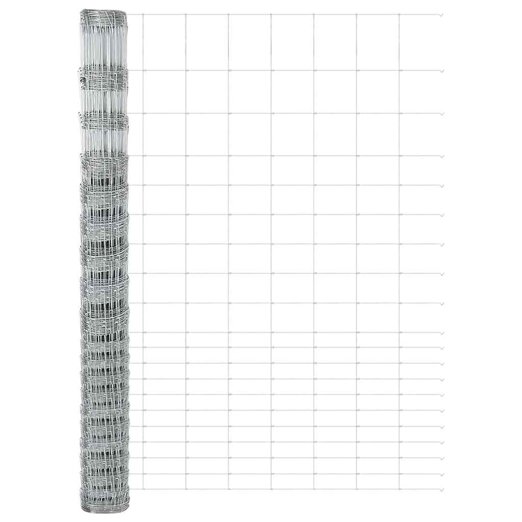 Hek met Paal Zilver 1,6 x 25 m Staal is nu te koop bij PeponiXL, paradijselijk wonen!