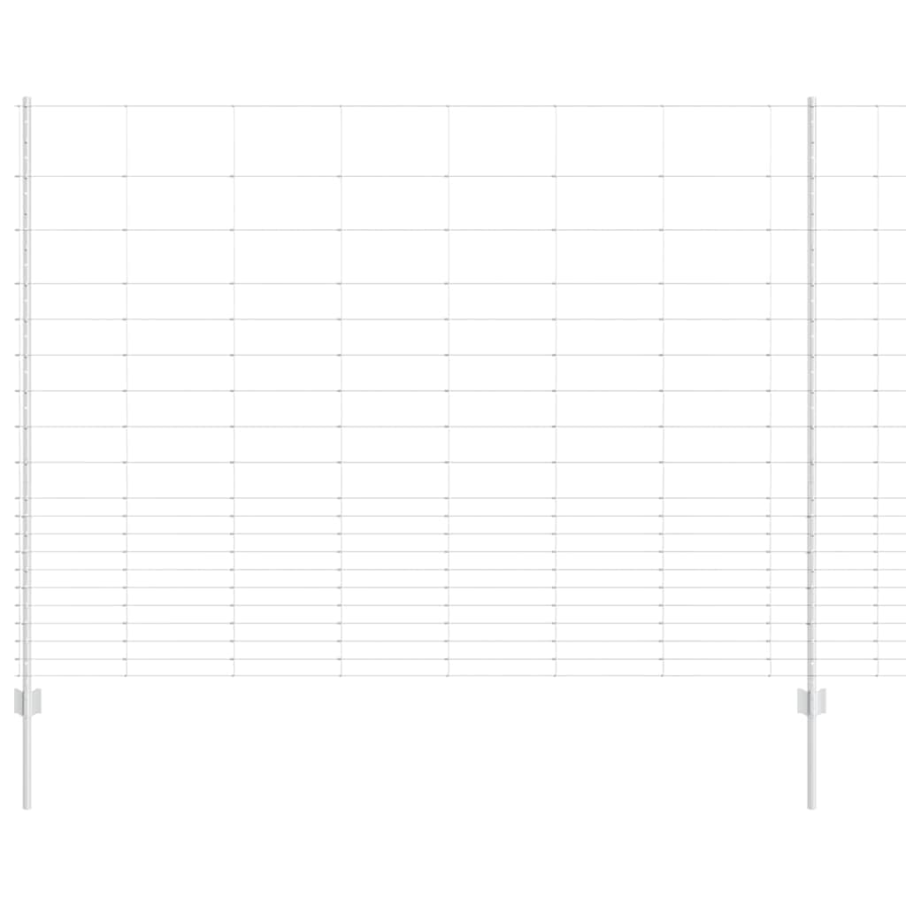 Hek met Paal Zilver 1,6 x 25 m Staal is nu te koop bij PeponiXL, paradijselijk wonen!