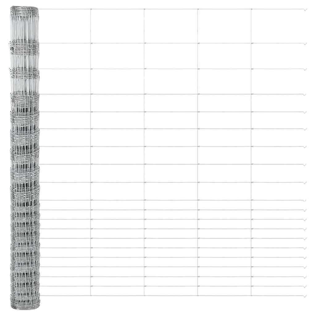 Hek met Paal Zilver 1,6 x 25 m Staal is nu te koop bij PeponiXL, paradijselijk wonen!