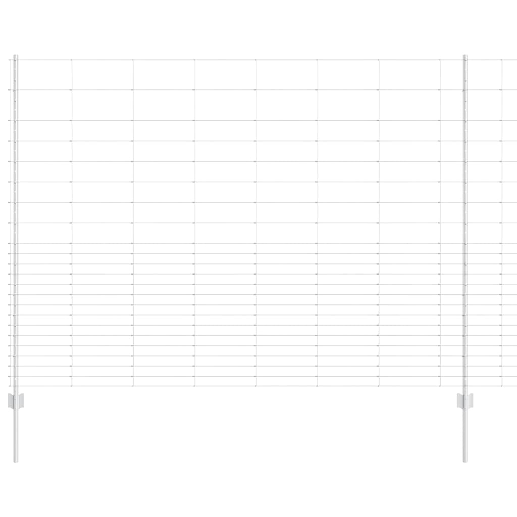 Hek met Paal Zilver 1,6 x 25 m Staal is nu te koop bij PeponiXL, paradijselijk wonen!