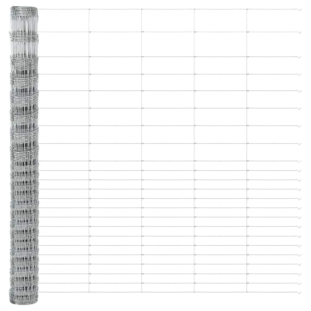 Hek met Paal Zilver 1,6 x 25 m Staal is nu te koop bij PeponiXL, paradijselijk wonen!