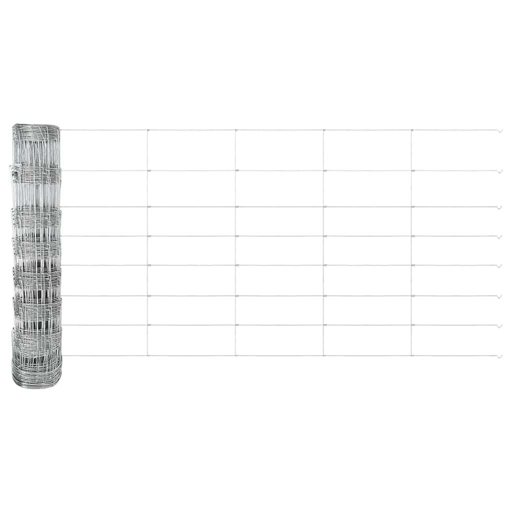 Hek met Paal Zilver 0,8 x 50 m Staal is nu te koop bij PeponiXL, paradijselijk wonen!