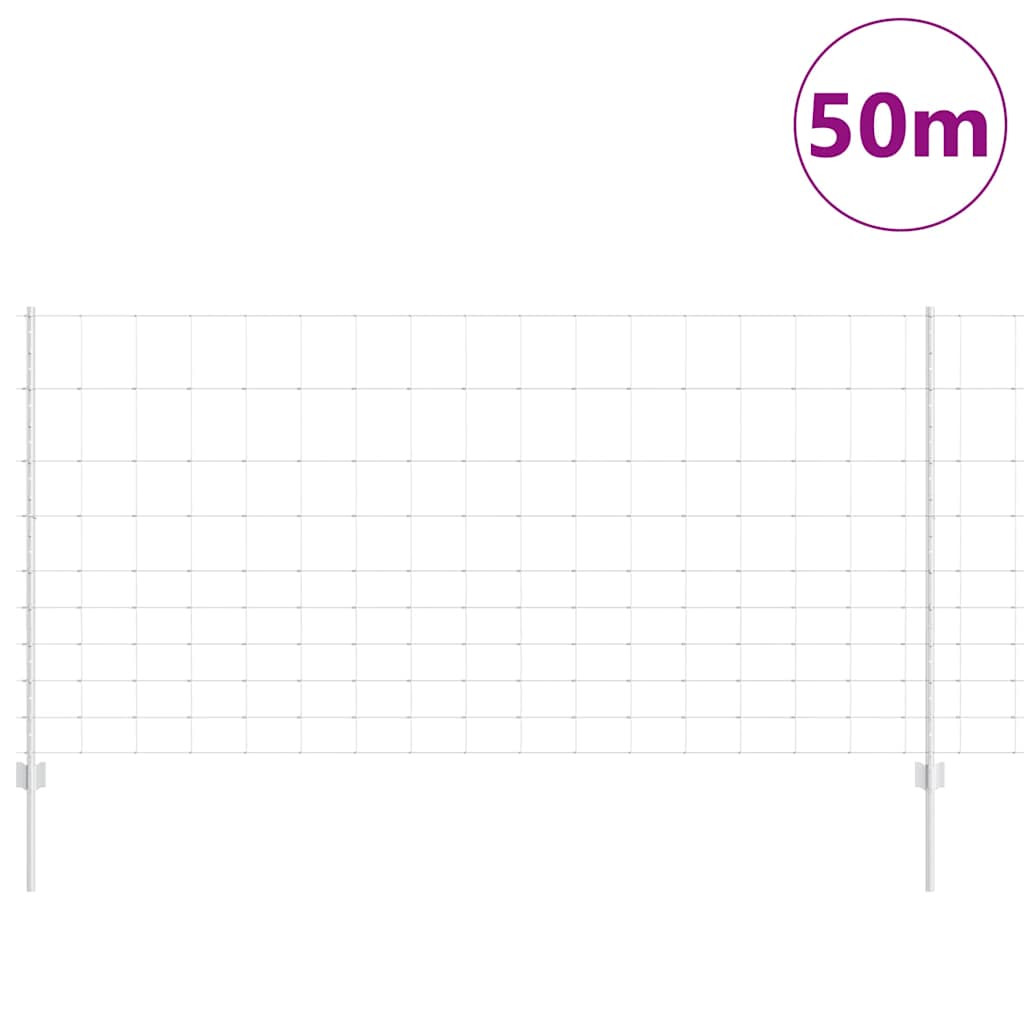 Hek met Paal Zilver 1,2 x 50 m Staal is nu te koop bij PeponiXL, paradijselijk wonen!