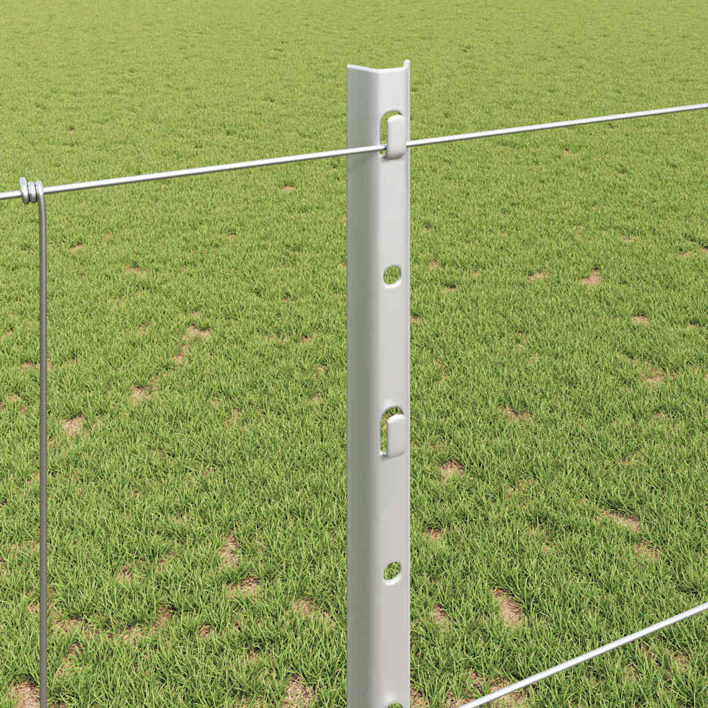 Hek met Paal Zilver 1,2 x 50 m Staal is nu te koop bij PeponiXL, paradijselijk wonen!