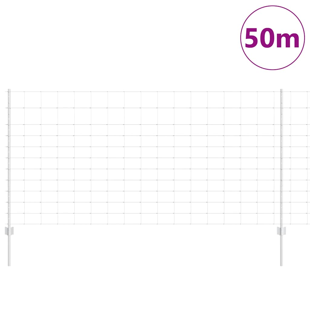 Hek met Paal Zilver 1,2 x 50 m Staal is nu te koop bij PeponiXL, paradijselijk wonen!