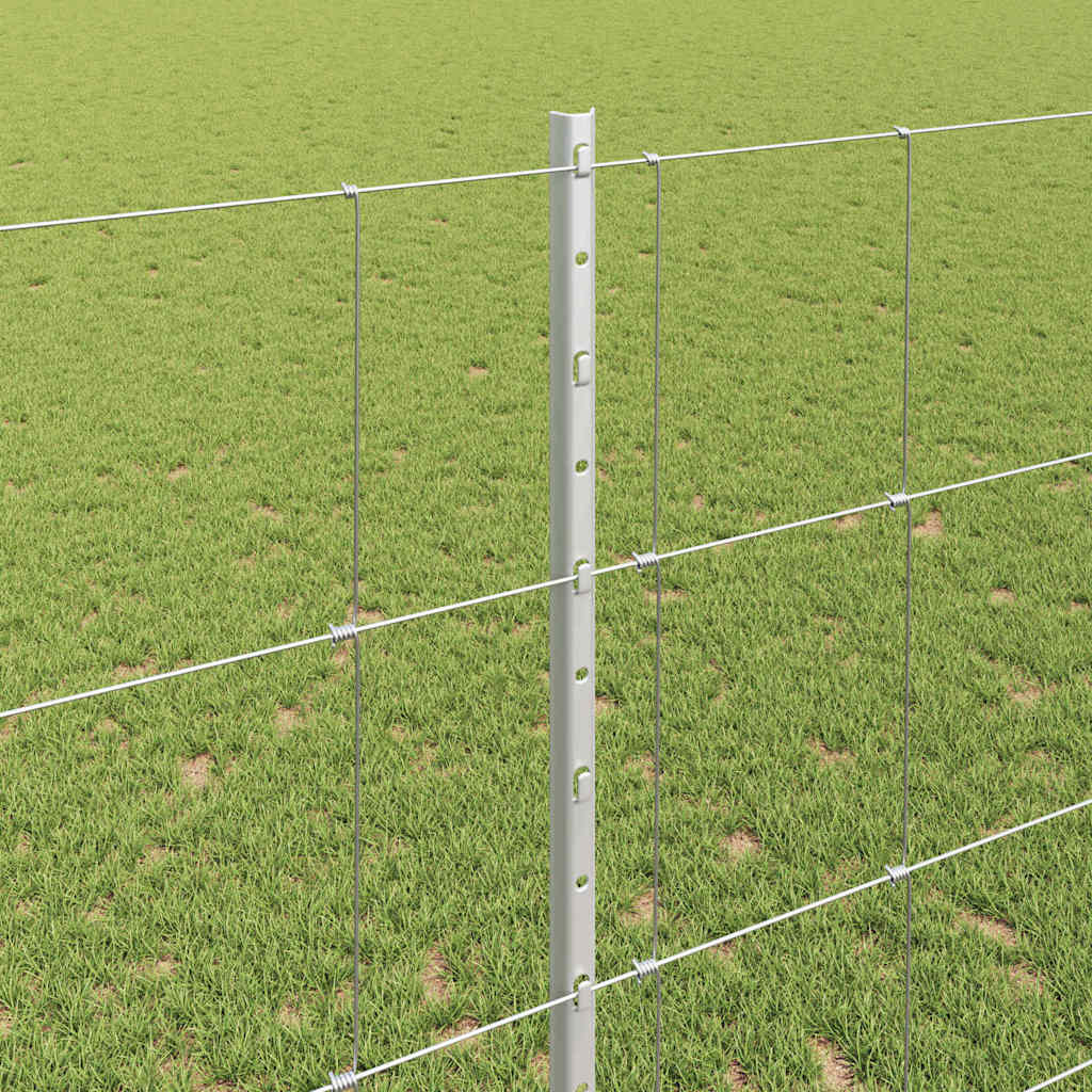 Hek met Paal Zilver 1,4 x 50 m Staal is nu te koop bij PeponiXL, paradijselijk wonen!