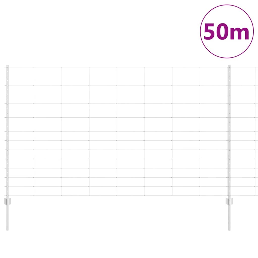 Hek met Paal Zilver 1,4 x 50 m Staal is nu te koop bij PeponiXL, paradijselijk wonen!